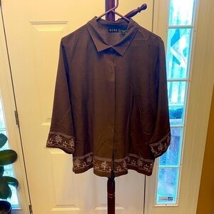 Vintage ELCC 100% SILK BLOUSE